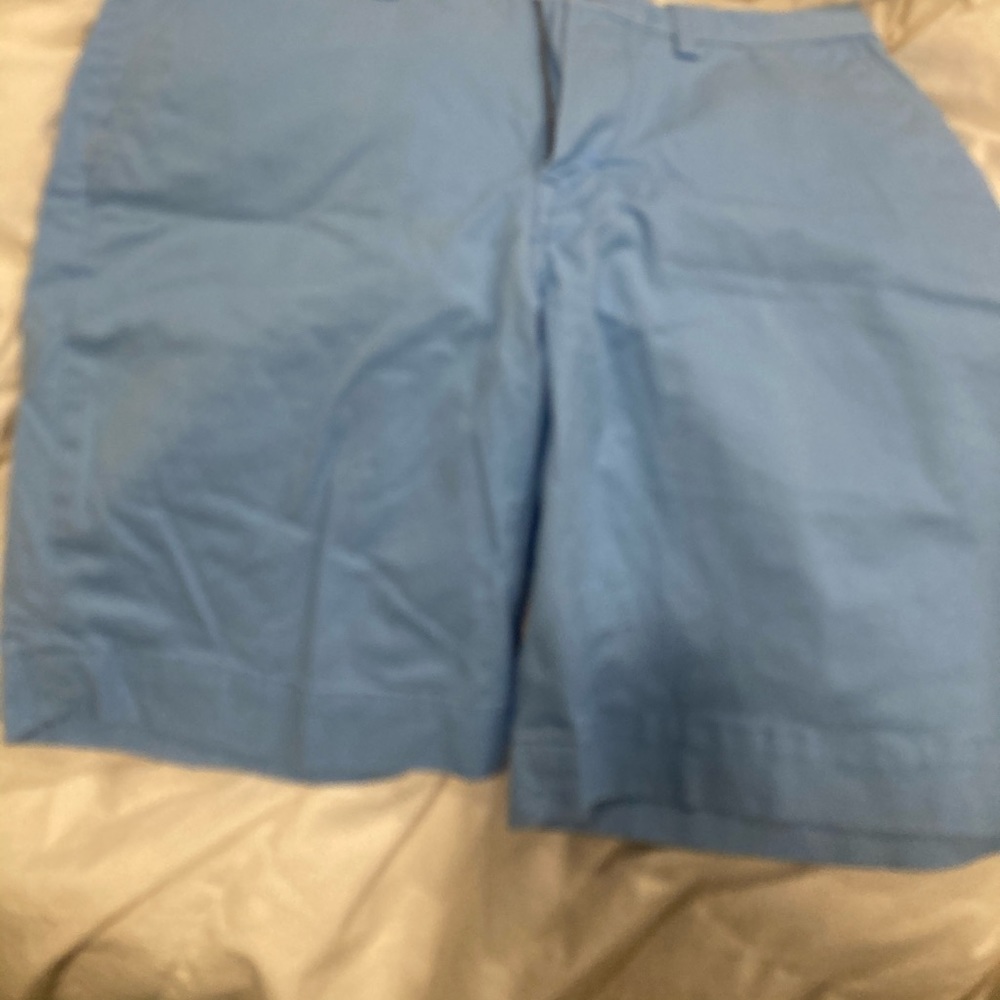 Polo flat front shorts.